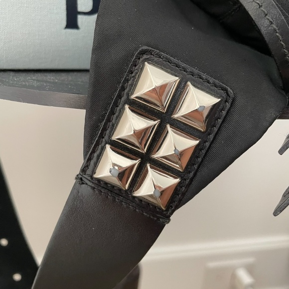 Prada Nylon Tessuto Nylon stud belt bag - Picture 3 of 5